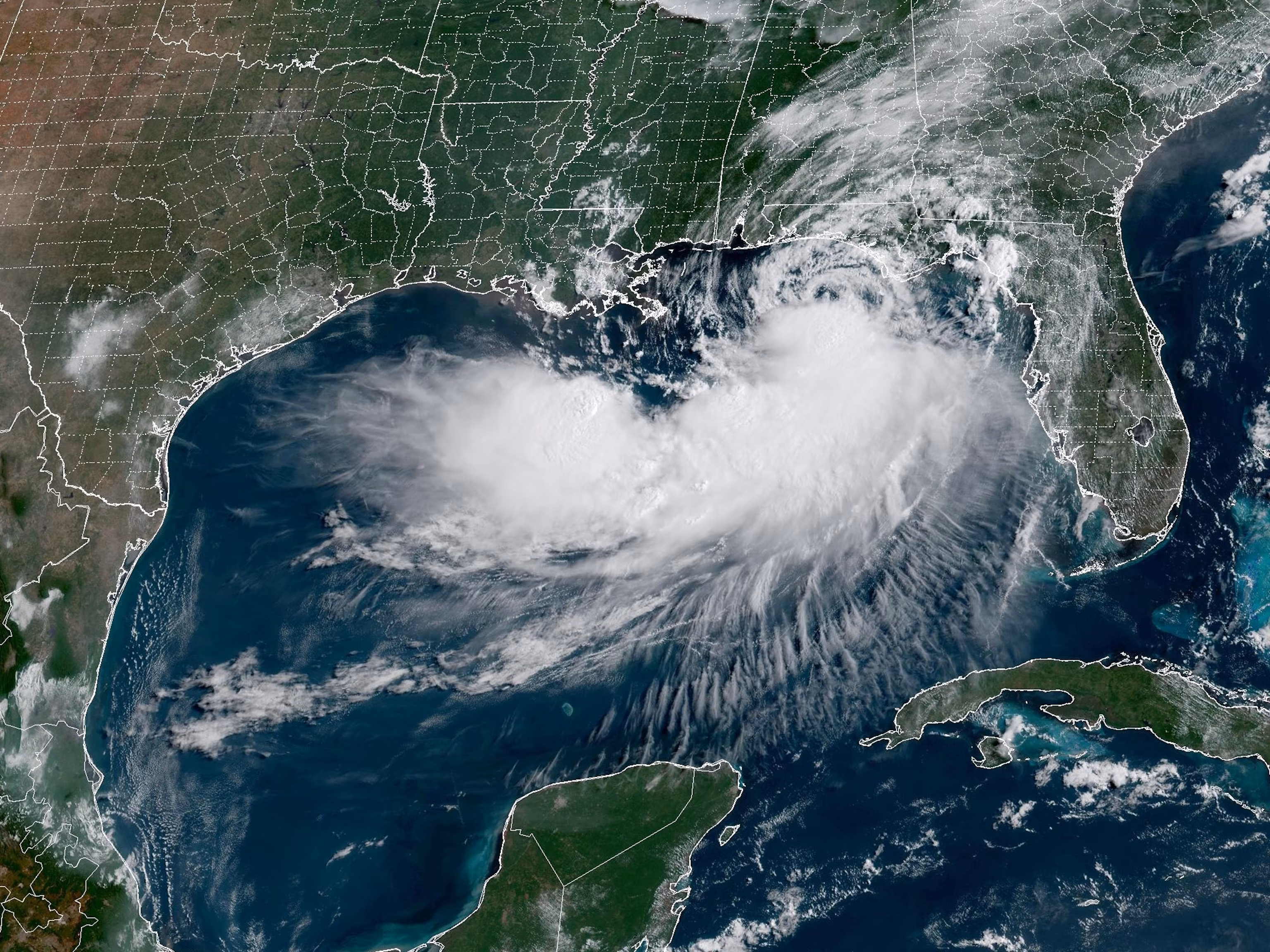 Tracking Tropical Storm Bertha as It Pushes Along the Northern Gulf Coast